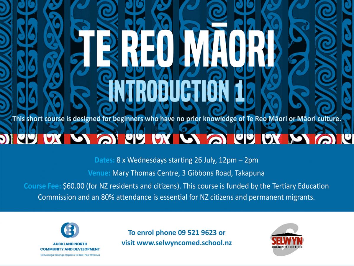 Columnist New te reo Māori short course